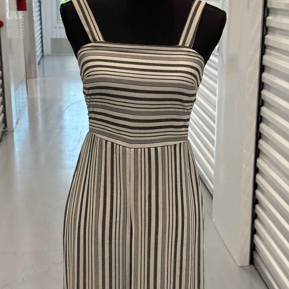 Japna Black and White Midi Jumper Sleeveless - Picture 2 of 9